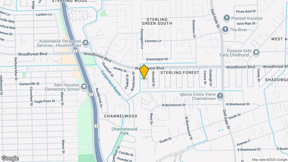 15011 Tipcrest St Map and Location Details