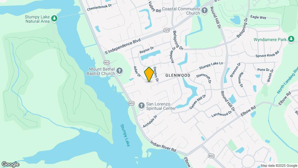 3932 Stumpy Lake Ln Map and Location Details