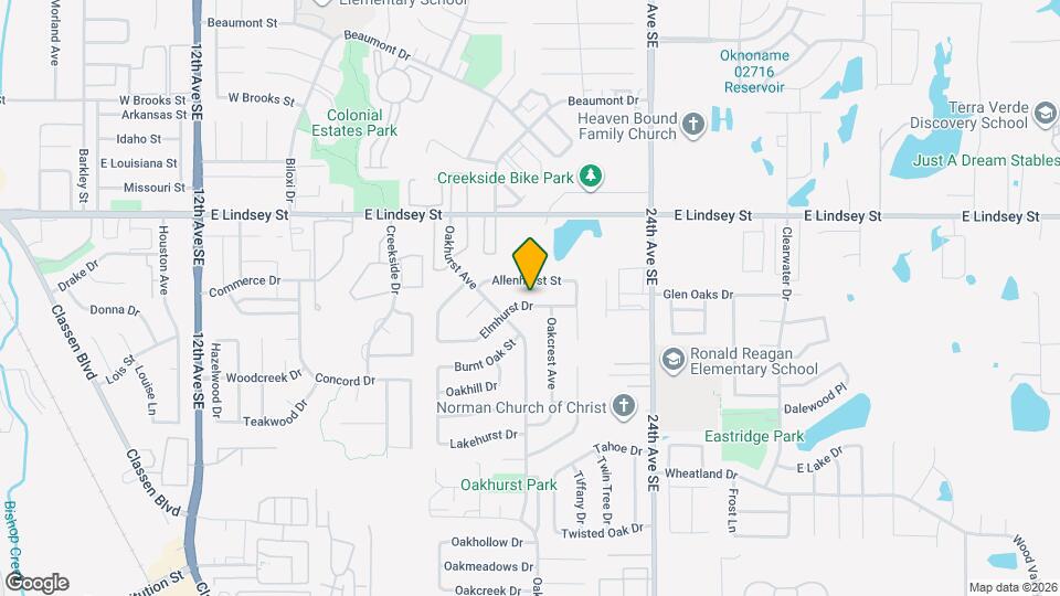 2021 Elmhurst Dr Map and Location Details