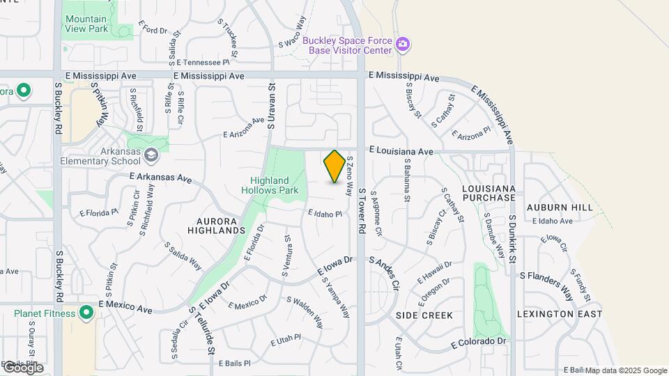 1393 S Zeno St Map and Location Details