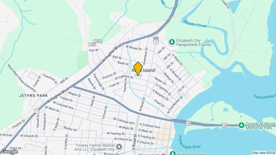 202 W Cypress St Map and Location Details