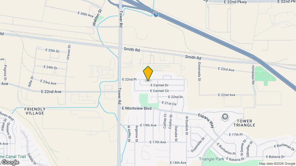 18923 E Carmel Dr Map and Location Details