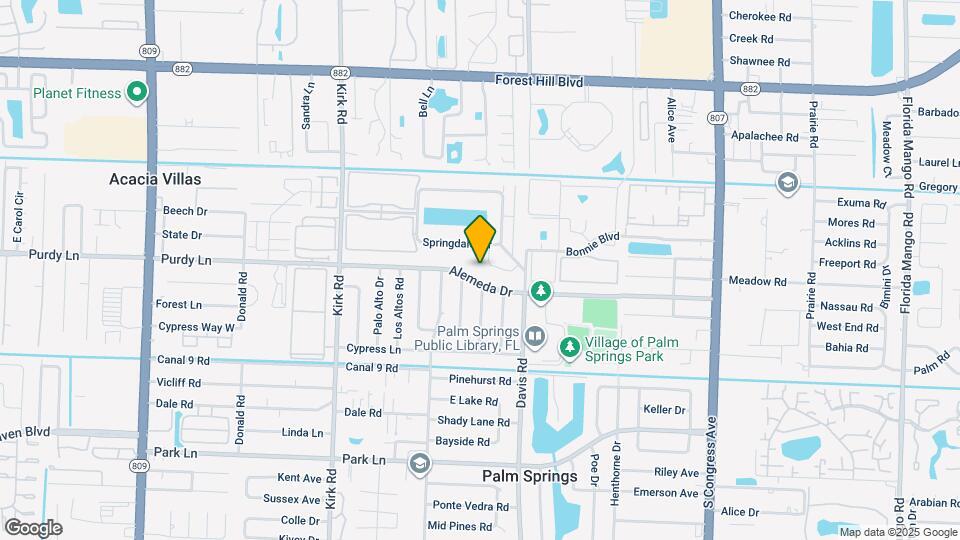 923 Springdale Cir Map and Location Details