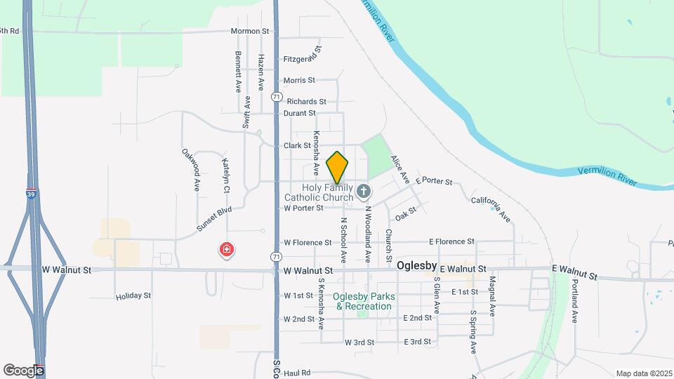 329 N School Ave Map and Location Details