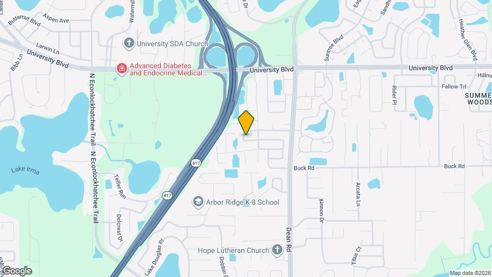 9823 Balmoral Cir Map and Location Details