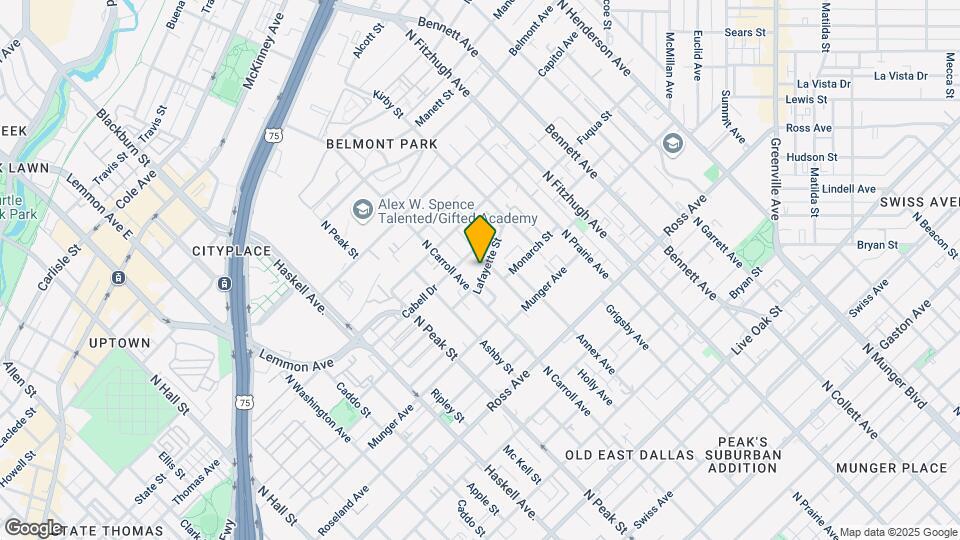 4519 Lafayette St Map and Location Details