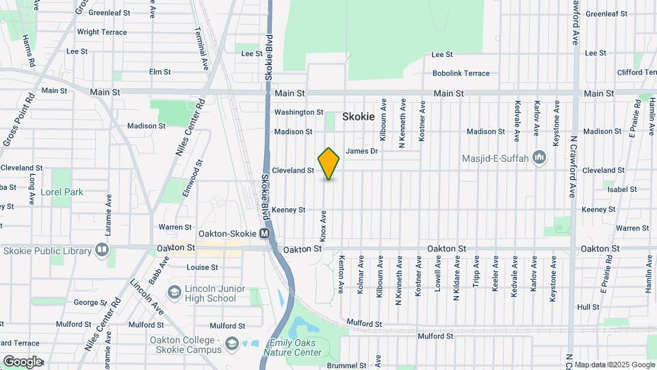 8139 Knox Ave Map and Location Details