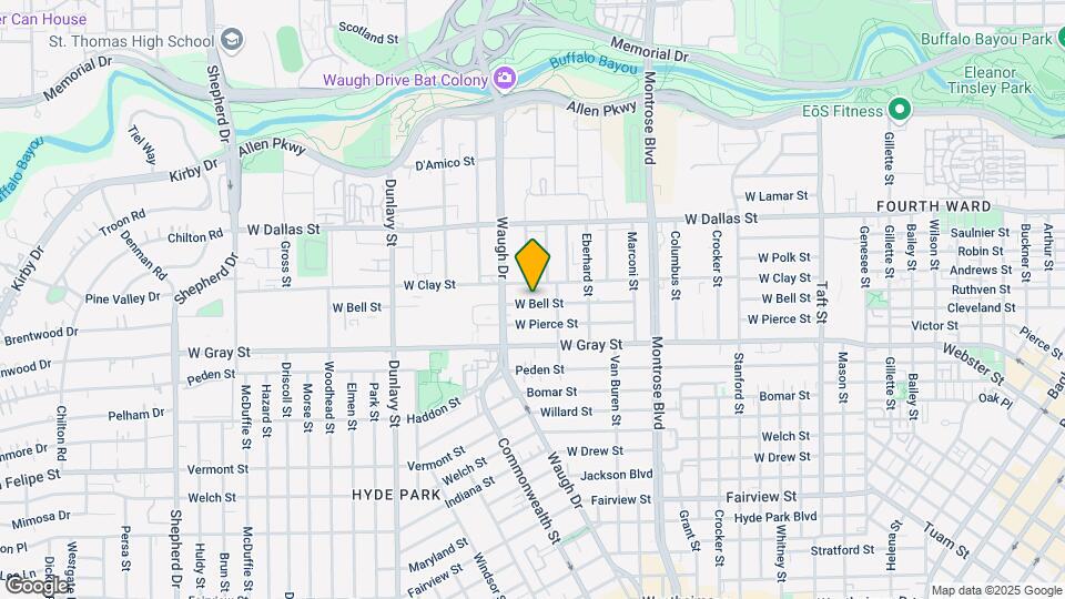 1326 W Bell St Map and Location Details