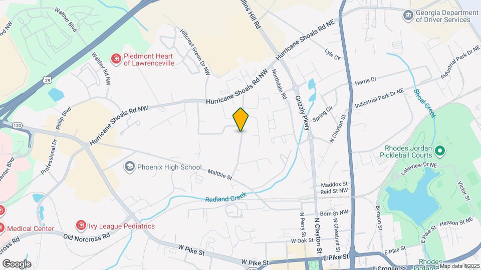 123 Curtis Rd Map and Location Details