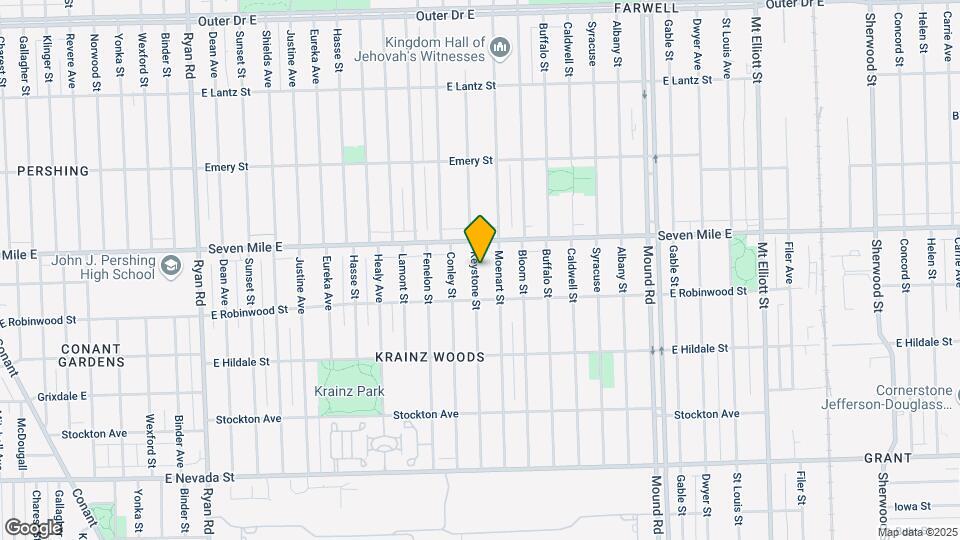 18862 Keystone St Map and Location Details