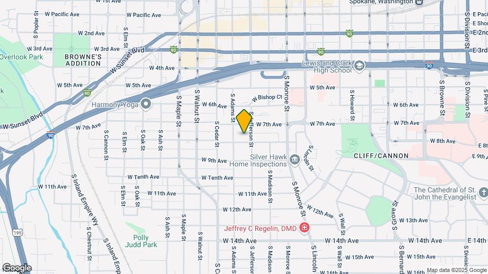 1214 W 8th Ave Map and Location Details