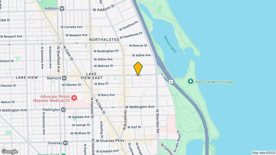 505 W Belmont Ave, Unit 3M Map and Location Details