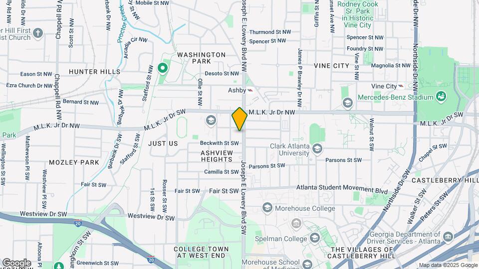 57 Joseph E Lowery Blvd SW Map and Location Details