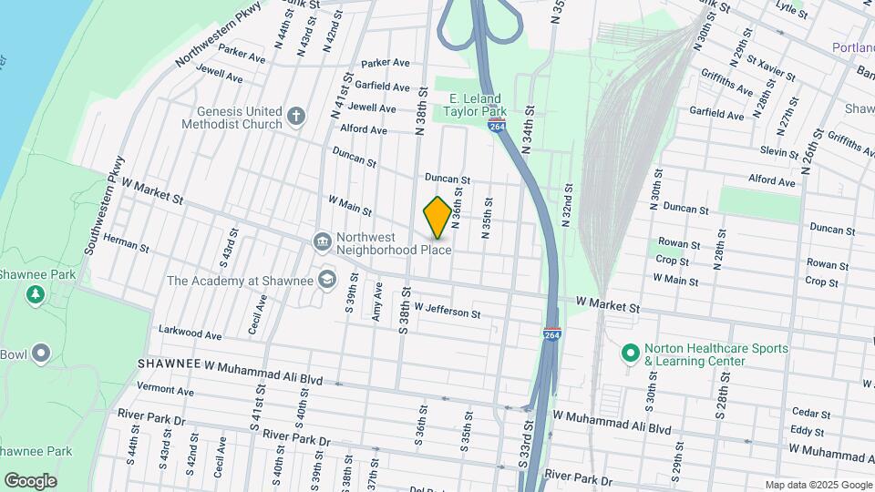 103 S 37th St Map and Location Details