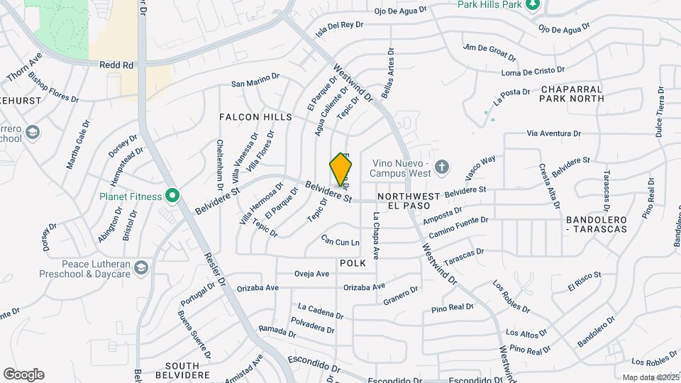 701 Espolon Dr Map and Location Details