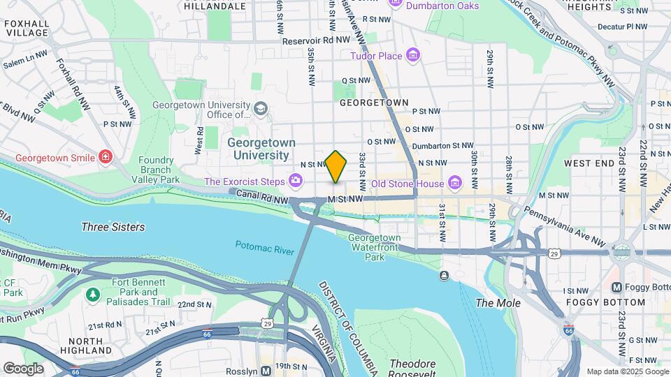 1219 34th St NW, Unit Georgetown House Map and Location Details