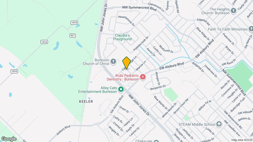 1017 Caleb St Map and Location Details