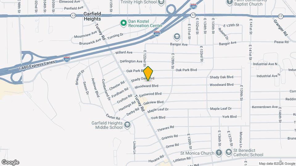 12211 Woodward Blvd Map and Location Details