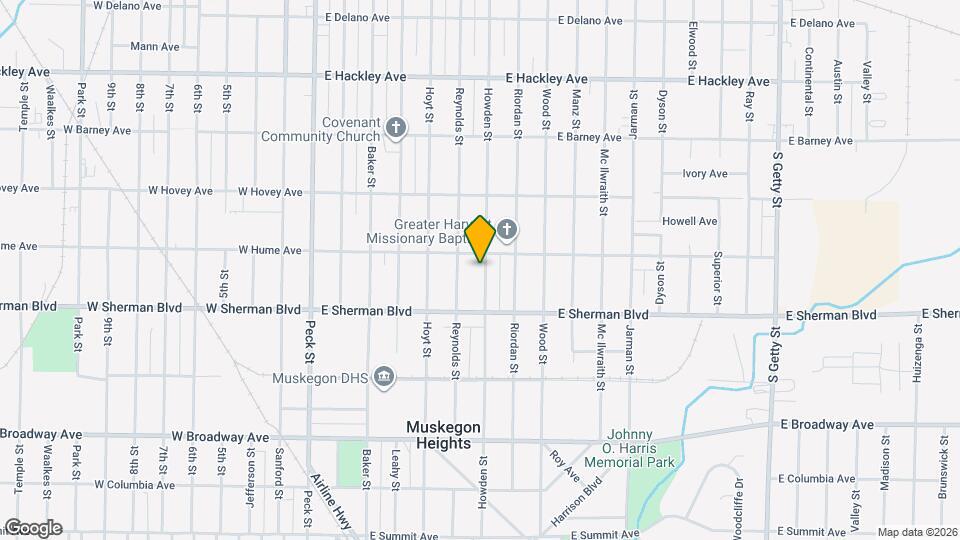 2513 Howden St Map and Location Details