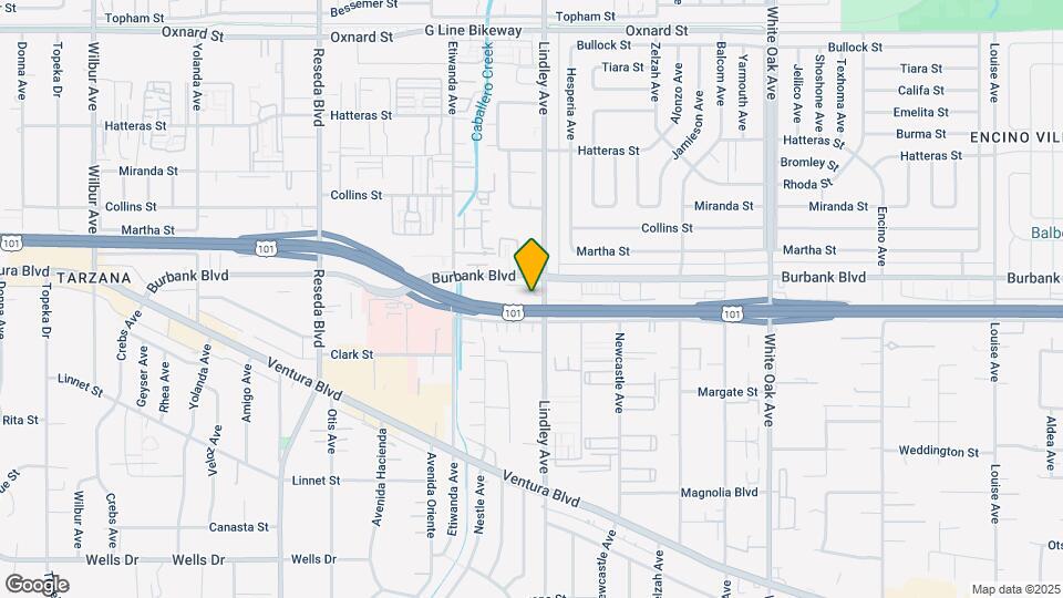 5545 Lindley Ave Map and Location Details