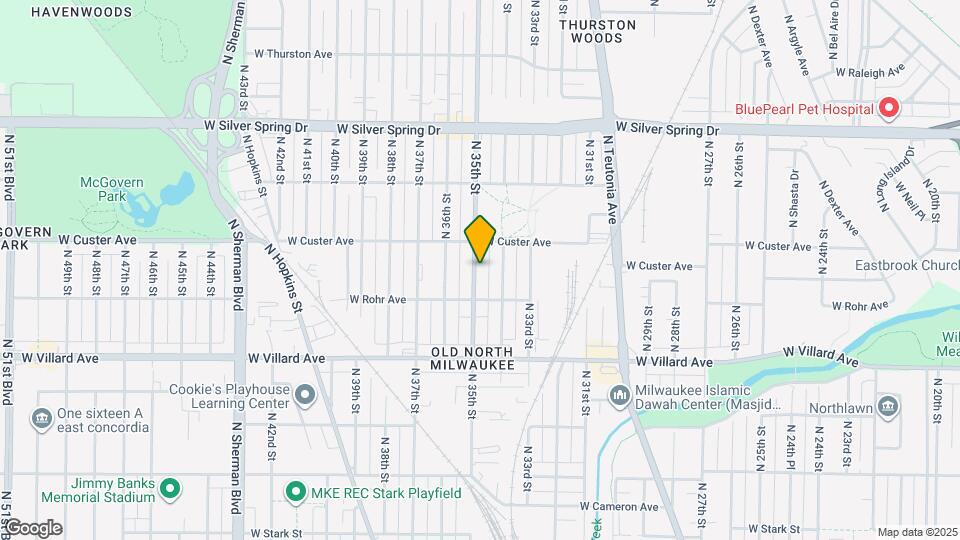 5342-5344-5344 N 35th St Map and Location Details