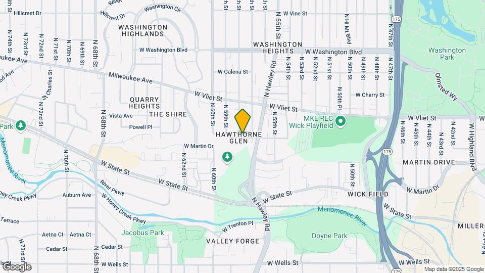 1302 N 58th St Map and Location Details