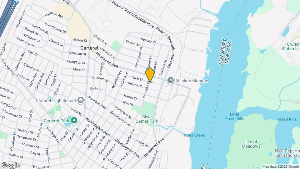 322 Pershing Ave, Unit 322 Map and Location Details