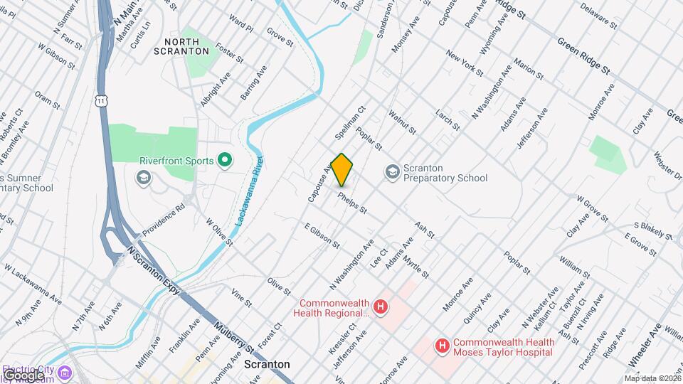 335 Phelps St Map and Location Details