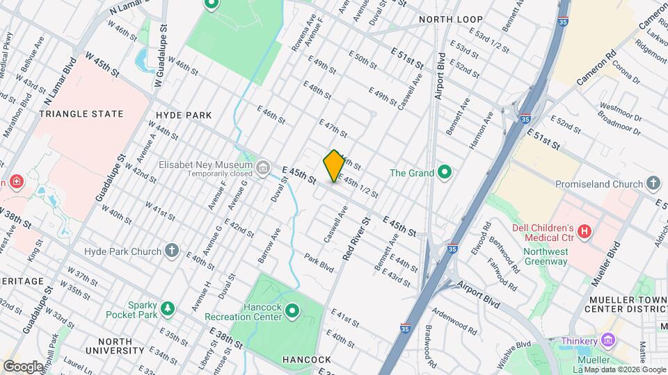 700 E 45th St Map and Location Details