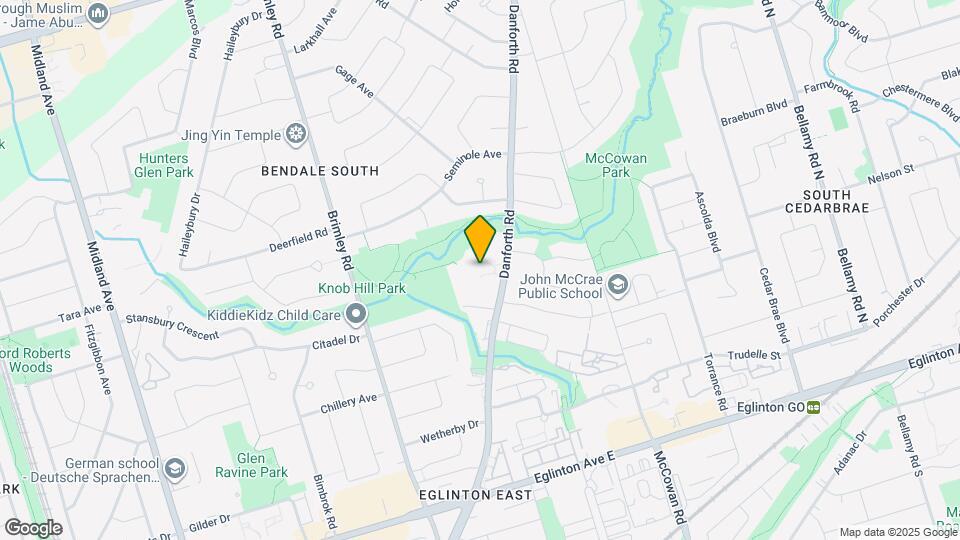 Danforth Estates Map and Location Details