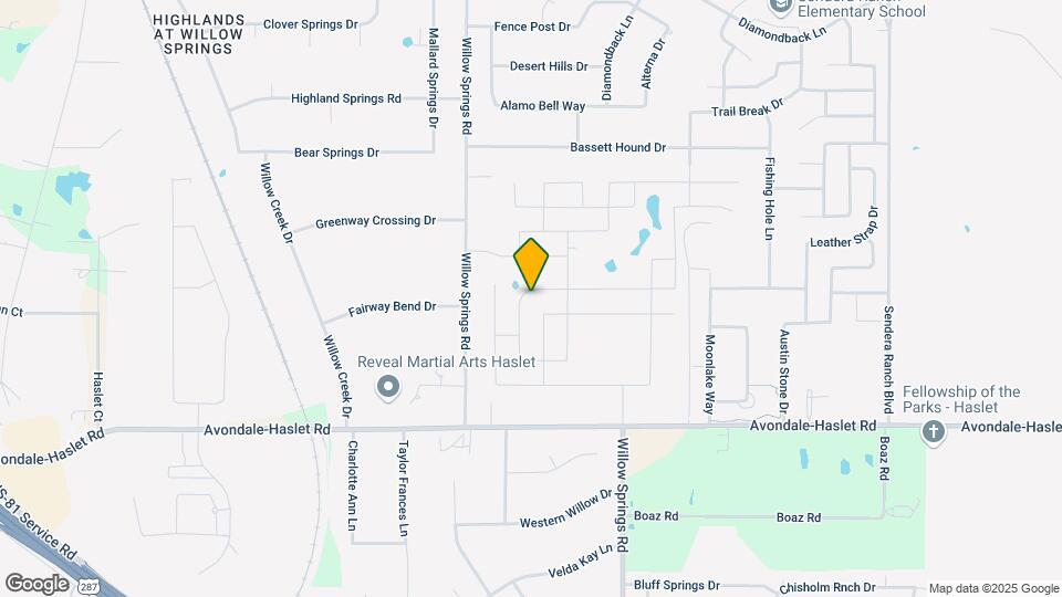 1637 Escondido Dr Map and Location Details