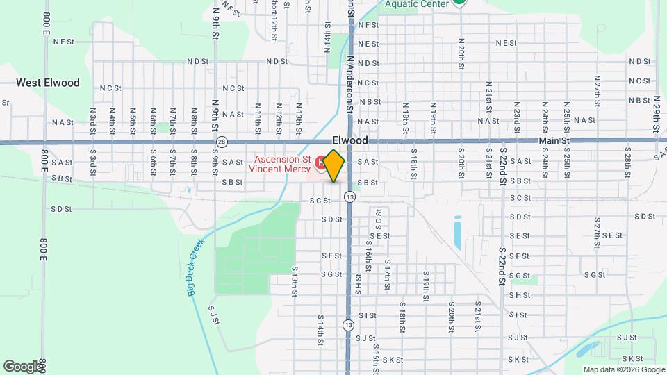 1349 S B St Mapa y Detalles de la Ubicación