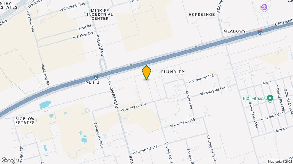 2514 S County Rd Map and Location Details