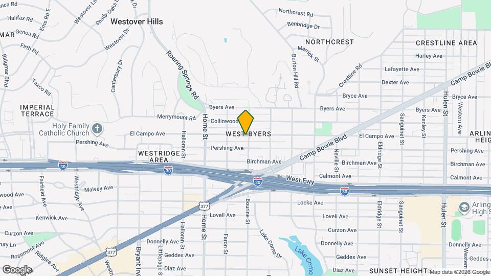 5505 El Campo Ave Map and Location Details