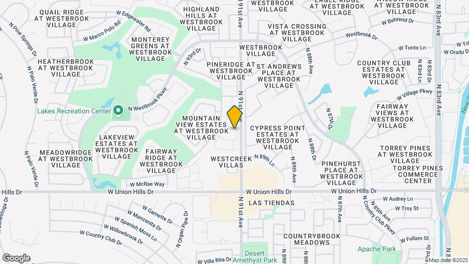19012 N 91st Dr Map and Location Details