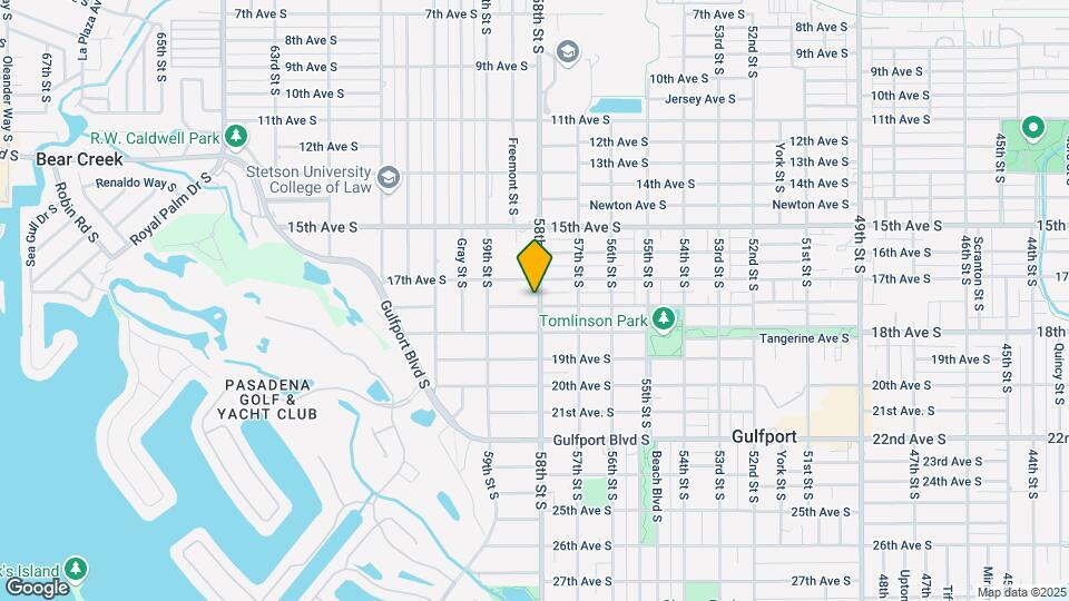 1721 58th St S Map and Location Details