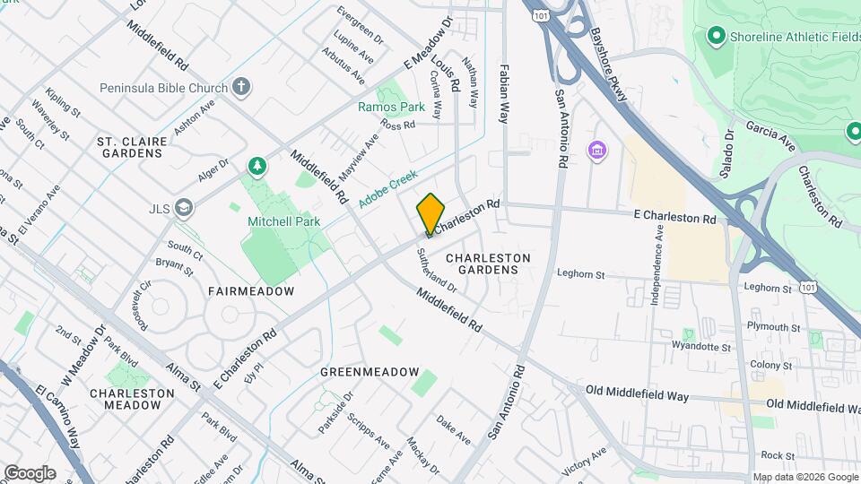 714 E Charleston Rd Map and Location Details