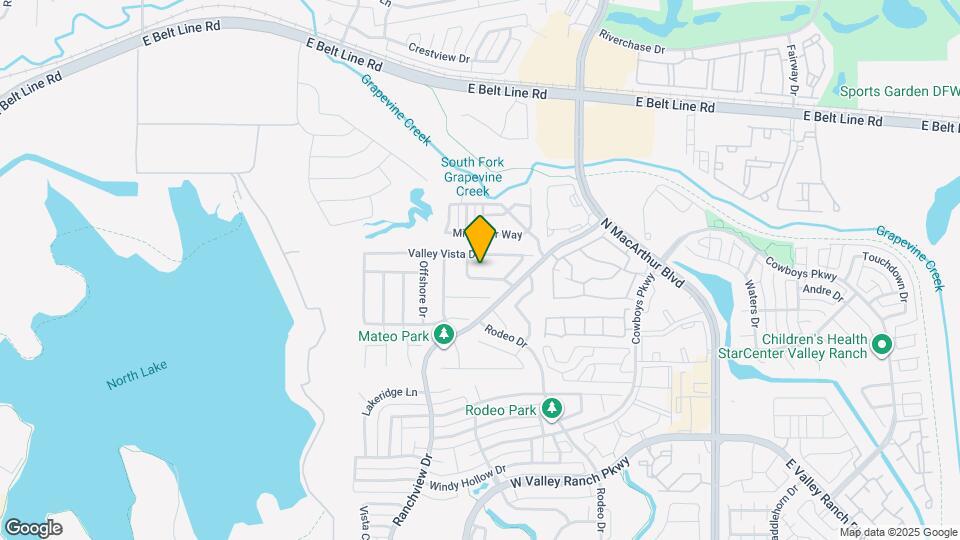 1127 Ranch Vista Dr Map and Location Details