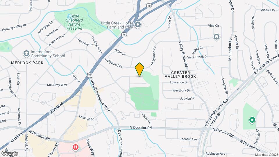 2829 Arborcrest Dr Map and Location Details