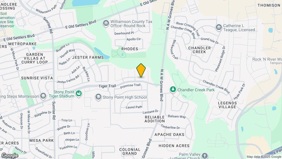 1908 Matagorda Dr Map and Location Details