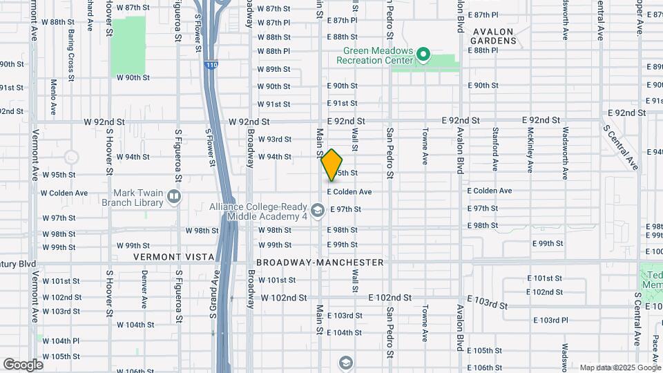 115 E Colden Ave Map and Location Details
