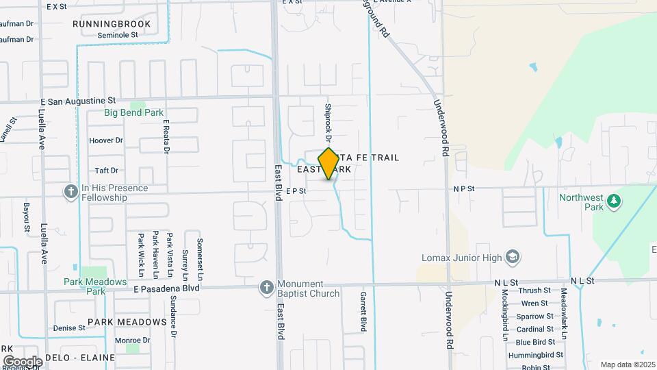 2529 Artesia Dr Map and Location Details