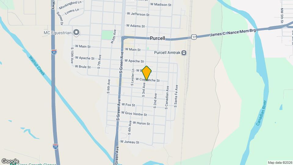 230 W Comanche St Map and Location Details