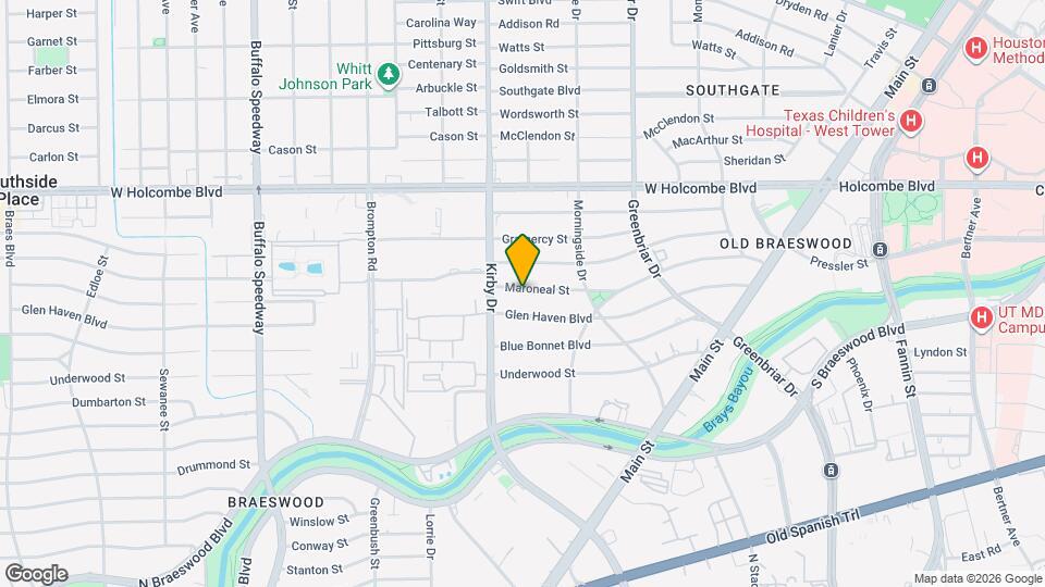 2511 Maroneal St Map and Location Details