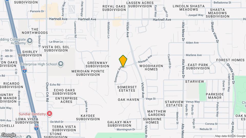 1711 Soda Springs Cir Map and Location Details