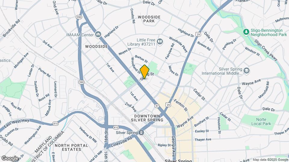 1260 Spring St Map and Location Details