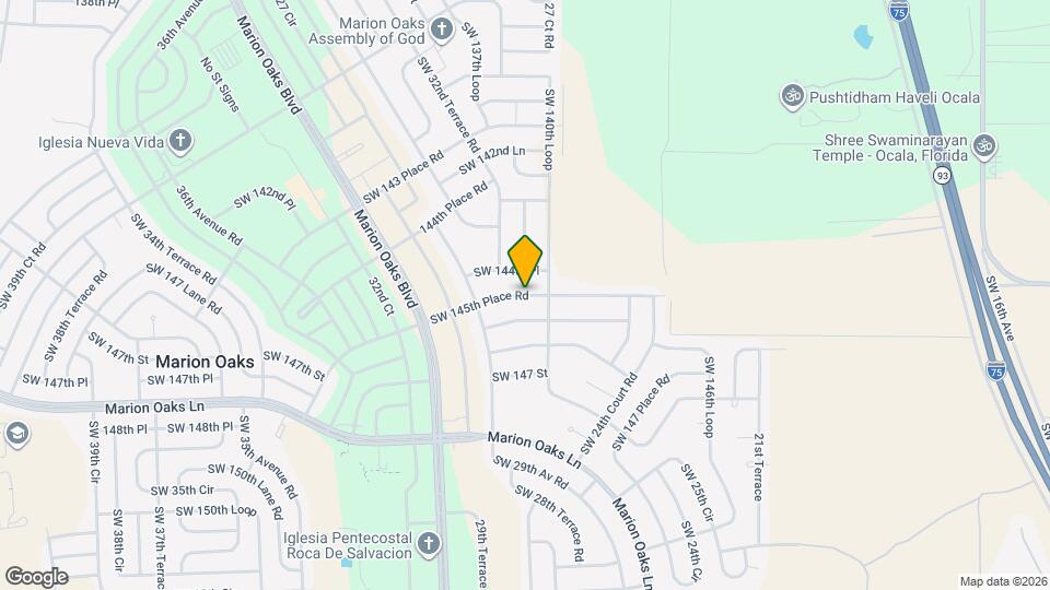 2805 SW 145th Place Rd Map and Location Details