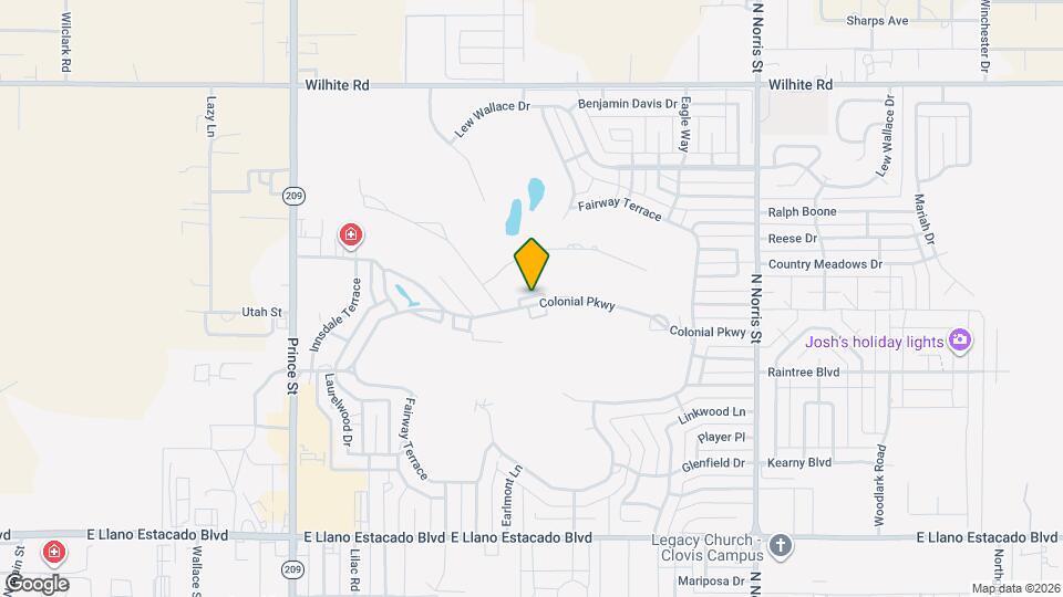 1408 Colonial Pkwy Map and Location Details