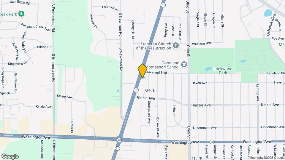 631 S Green Bay Rd Map and Location Details