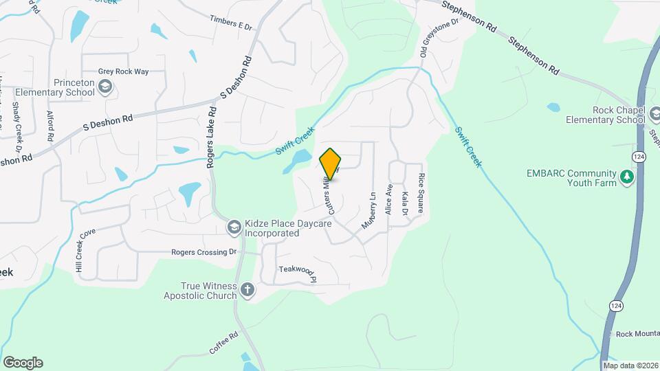 1826 Cutters Mill Way Map and Location Details